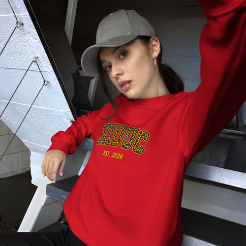 Unisex Embroidery Sweatshirt