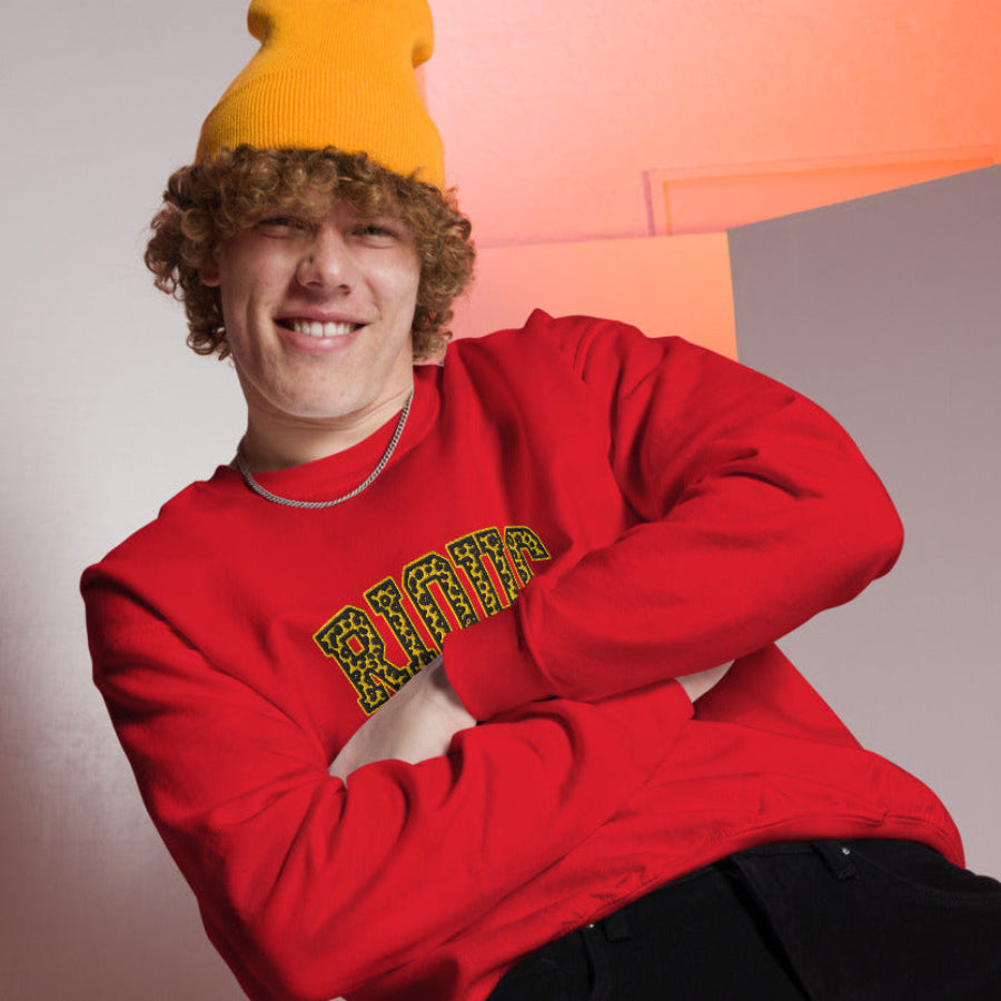 Sweat-shirt unisexe brodé
